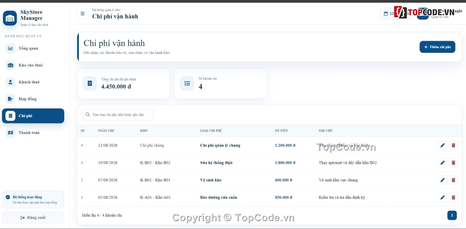 web quản lý,quản lý,website